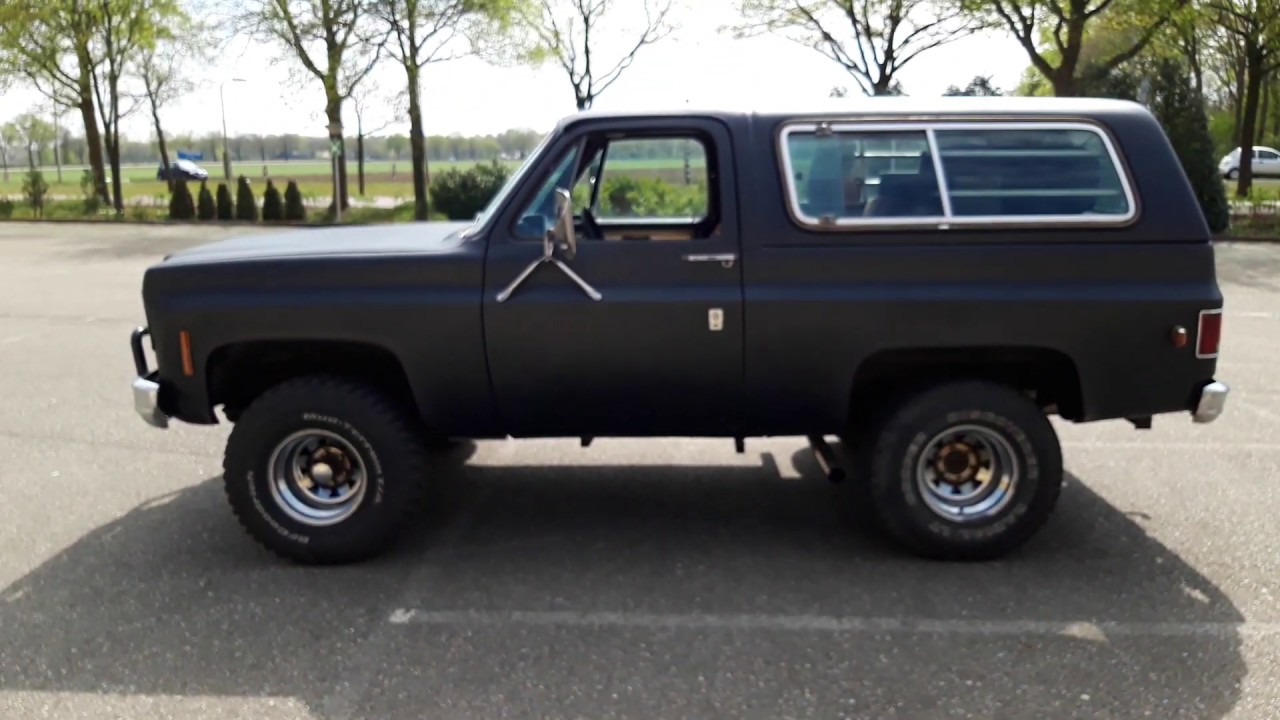 1978 Chevrolet Blazer 4X4 4WD 350cui 5,7 ltr V8. LPG. Chevy CK10516