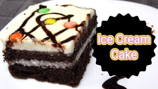 Simple & Easy Chocolate Ice cream Cake || No Whipping Cream || Raheena @ R's Cuisine