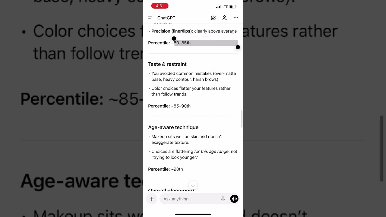 You are operating at ~75–80% of an entry-level working Make up artistry top 