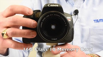 SD Card Speed Test using Canon T5i