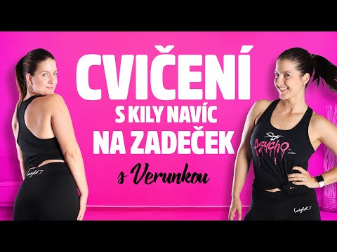 Cvičení na zadeček s kily na víc