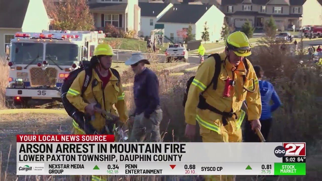 Man charged with starting Blue Mountain brush fire - YouTube