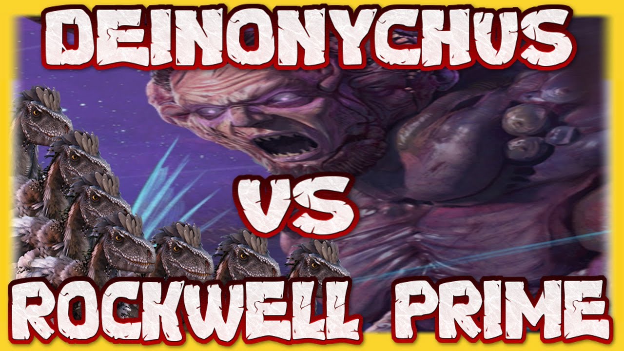 Ark Survival Evolved : Genesis Part 2 Deinonychus Vs Rockwell Prime (solo)
