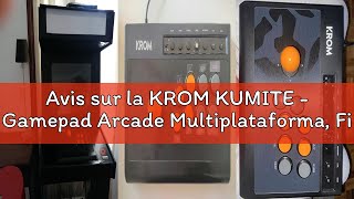 Avis sur la KROM KUMITE - Gamepad Arcade Multiplataforma, Fighting Stick, Joystick, modos D-Pad o X-