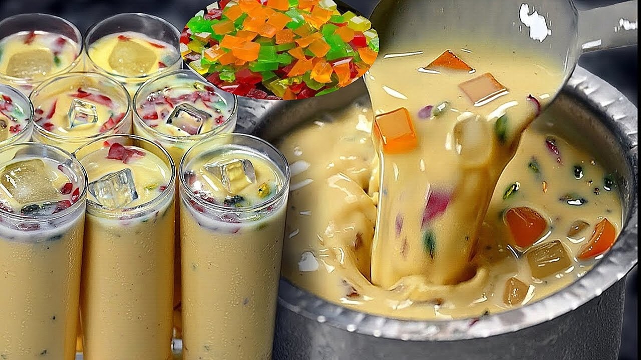 Doodh rubri | jelly drink | summer special drink | refreshing drink recipe | Janab foods