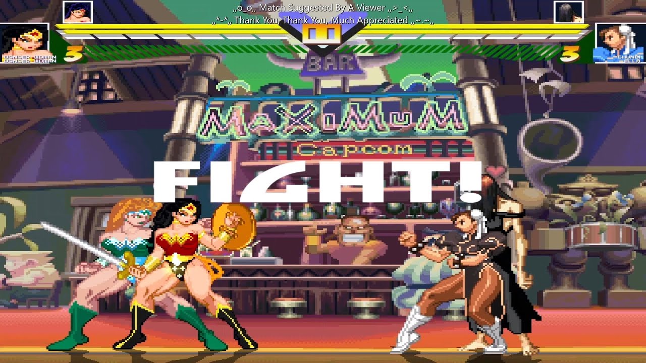 wonder-woman-dc & wonder-woman-dc vs chunli-cvs & ella-original