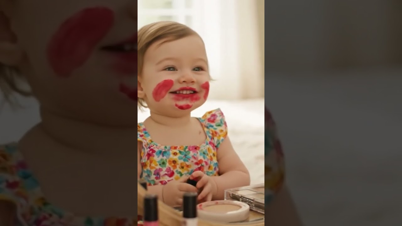 Naughty Baby Girl Funny Makeup 😂 | Cute Baby Moments
