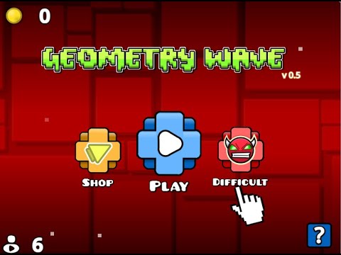 I TRIED TO GET TO LEVEL 100 IN GEOMETRY WAVES IN SCRATCH - YouTube