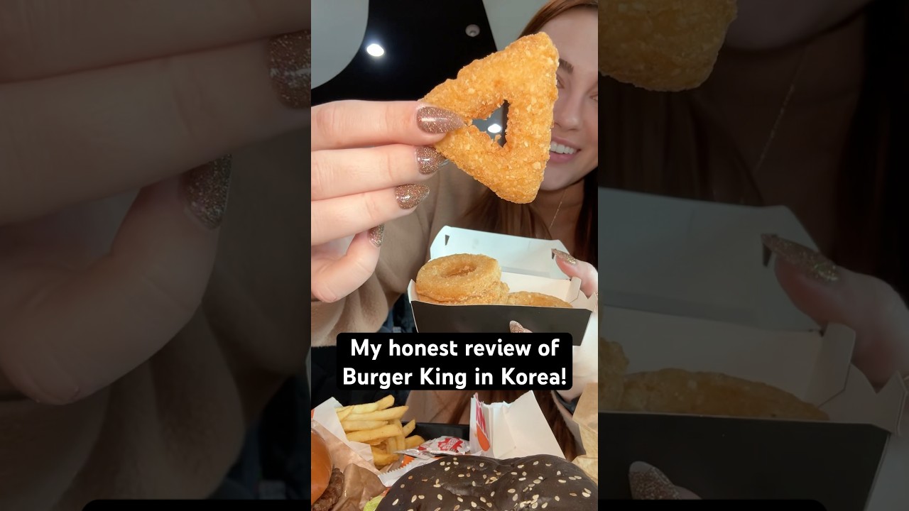 My honest review of Burger King in Korea! 