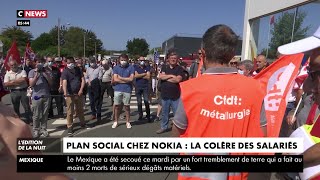 Plan social chez Nokia : la colère des salariés