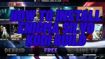 Hoe installeer je Enigma Silvo Kodi Build #kodiaddon #tv #movie #tvshow
