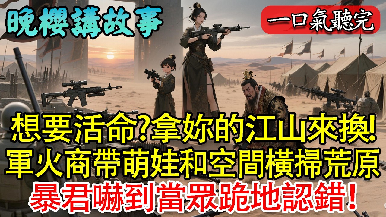 【一口氣聽完】想要活命？拿妳的江山來換！軍火女王帶萌娃和空間橫掃荒原，暴君嚇到當眾跪地認錯！#爽文 #一口气看完 #穿越 #萌寶 #逆襲 #復仇 #古言 #有聲書