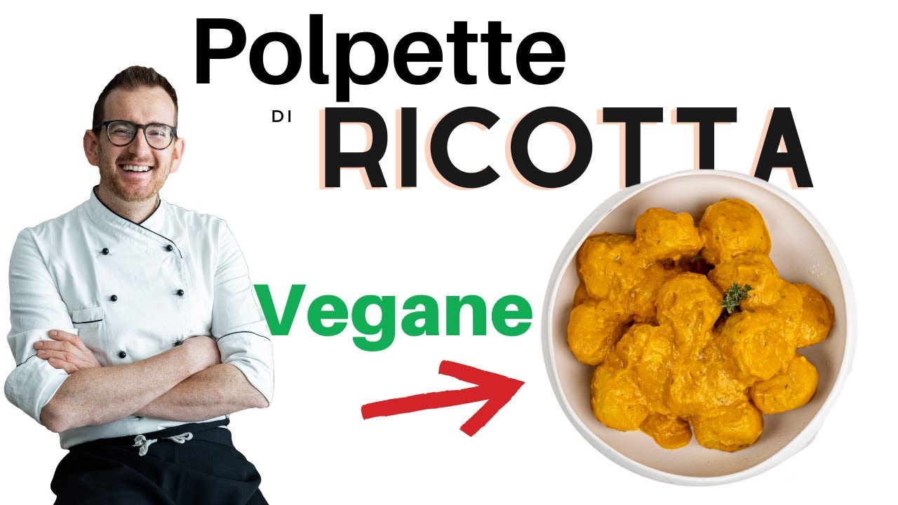 Polpette di Ricotta di Mandorle (senza glutine, vegan) con nuova ricetta della ricotta.