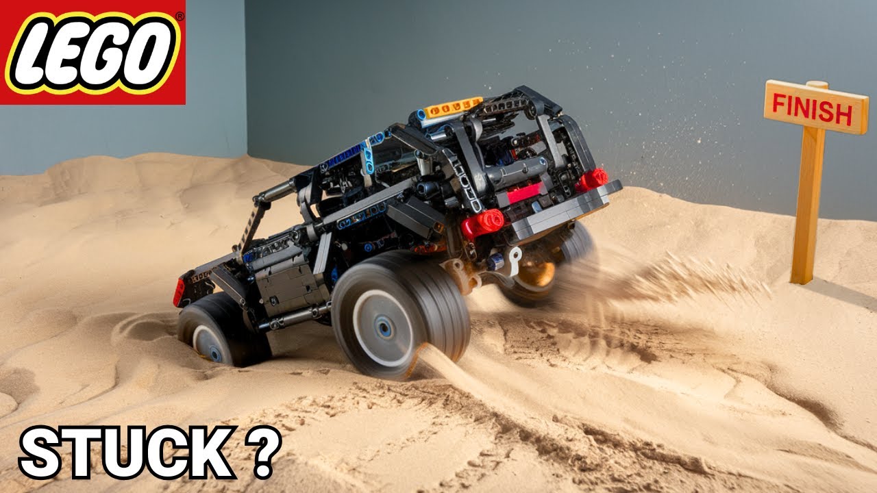 Testing LEGO Cars on Sand: Will They Survive the Obstacles? | Smart Lego ENG