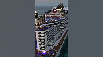 Thumbnail of A GIANT heading out to Sea! #sailaway #cruiseship