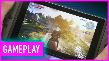 The Witcher 3 Nintendo Switch Handheld Gameplay