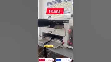 Waist Belt Fusing machine.  #garments #machine #shorts