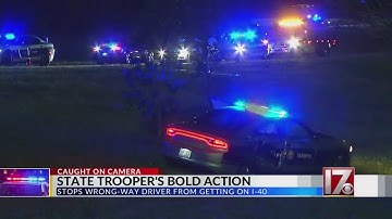 Caught on camera: State Trooper