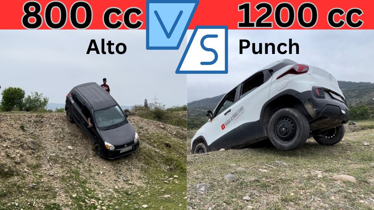 Alto 800 vs Tata Punch Off-Road Battle⚠️ Off-Roading Showdown Part 2 ‼️ ...