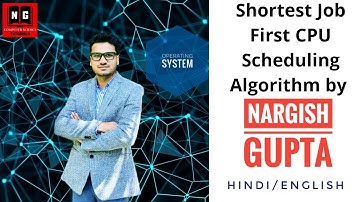 Shortest Job First CPU Scheduling in Operating System | PART 1.6
