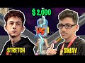 STRETCH, KHANADA VS SWAY, YULDY $2K 2V2 ZONE WARS WAGER!