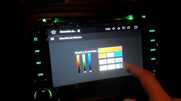 Bouttons color problem on android media navigation system, scenario 1, see description