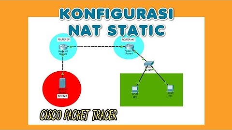 Konfigurasi NAT STATIC Menggunakan Cisco Packet Tracker