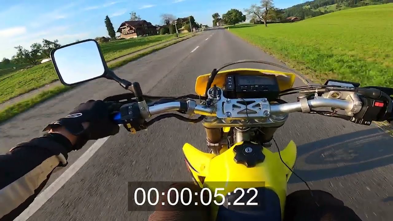 First Ride on the Modded DRZ 400 SM