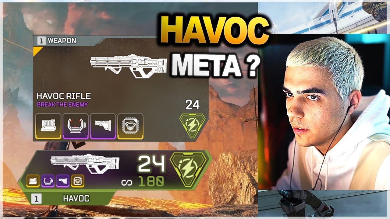 TSM ImperialHal tries using the Havoc in ranked -| PERSPECTIVE ( apex legends )