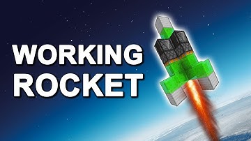 WORKING Rocket Ship in Minecraft 1.21+ (Tutorial)