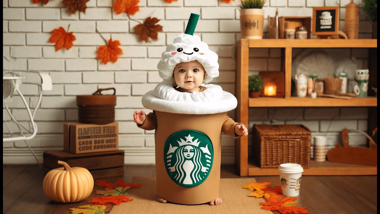 ☕ Dress Up America Coffee Costume for Kids | Best Baby Starbucks Costume ☕