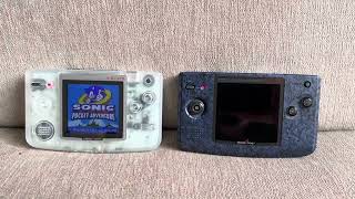 Neo Geo Pocket Color pickup modded and unmodded