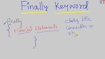 Java-117- Finally Keyword in Java || Finally Block in Java || Java Exception Handling