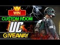 Pubg LIVE Custom Room &amp; UC Giveaway - Gaming Consultant Live #ucpubgmobile #pubgmobile #live
