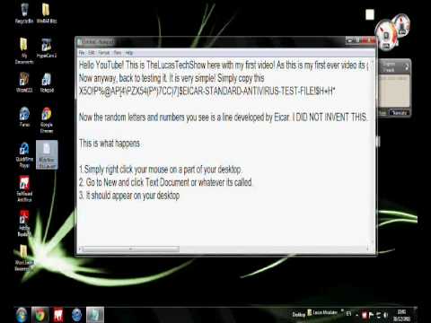 How to test your Antivirus!