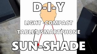 DIY LIGHT-WEIGHT COMPACT SUN-SHADE FOR SKYCONTROLLER 2