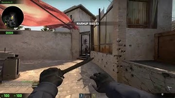 De_mirage : Wallbang from b palace on forest!