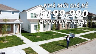 Bên Trong Nhà Mới Xây Giá Rẻ từ $199,900 Tại Houston Texas | Nhà Đẹp Hoa Kỳ