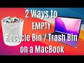 2 Ways to EMPTY Trash Bin on a MacBook