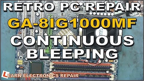 Retro Gaming PC Repair Pentium 4 Socket 478 GA-8IG1000MF Can We Make A Profit?