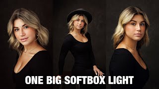 One Light Studio Portrait Photoshoot with 6-foot Soft Box and Reflector | Canon EOS R5 screenshot 4