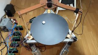 Stewart platform- Six DOF control trajectory- Ball Balancing Robot- Part 3