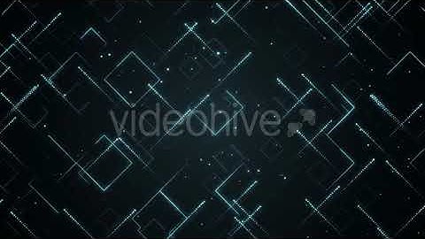 Abstract Technologic Background with Stripes and Particles | Motion Graphics - Envato elements