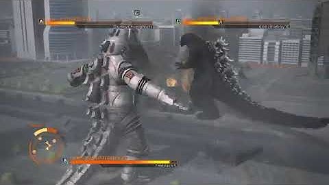Godzilla Ps4 Vs Mode MechaGodzilla(1974) Vs Godzilla 90s(Spiral Breath) Vs Godzilla(2014)