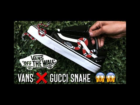 gucci vans snake
