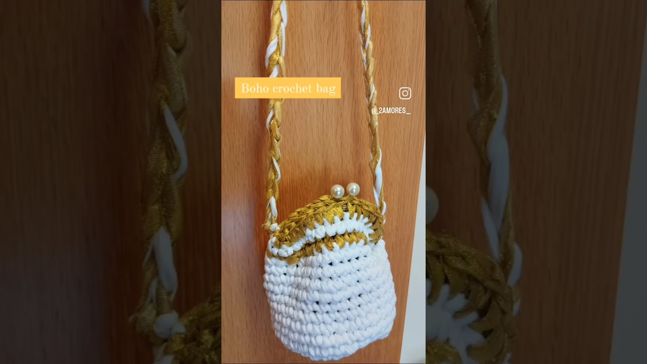 Boho crochet bag 