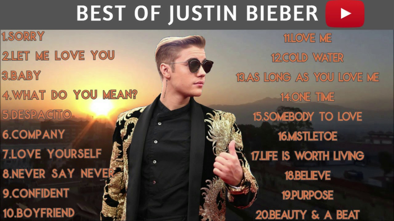 BEST EVER SONG OF JUSTIN BIEBER ! JUKEBOX COLLECTION