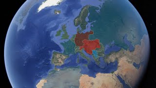 WW1 in 30 seconds using Google Earth