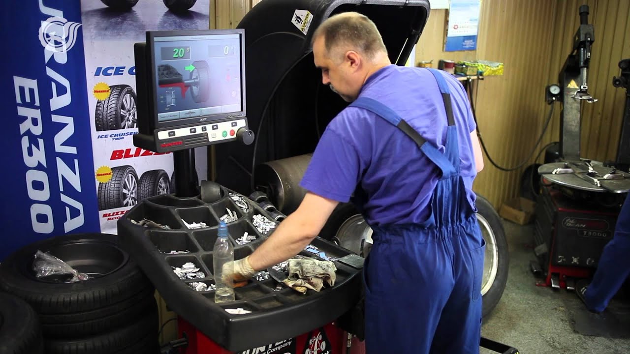 Шиномонтаж. Шинсервис. - YouTube