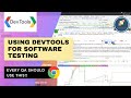 DevTools for software testing - tips and tricks